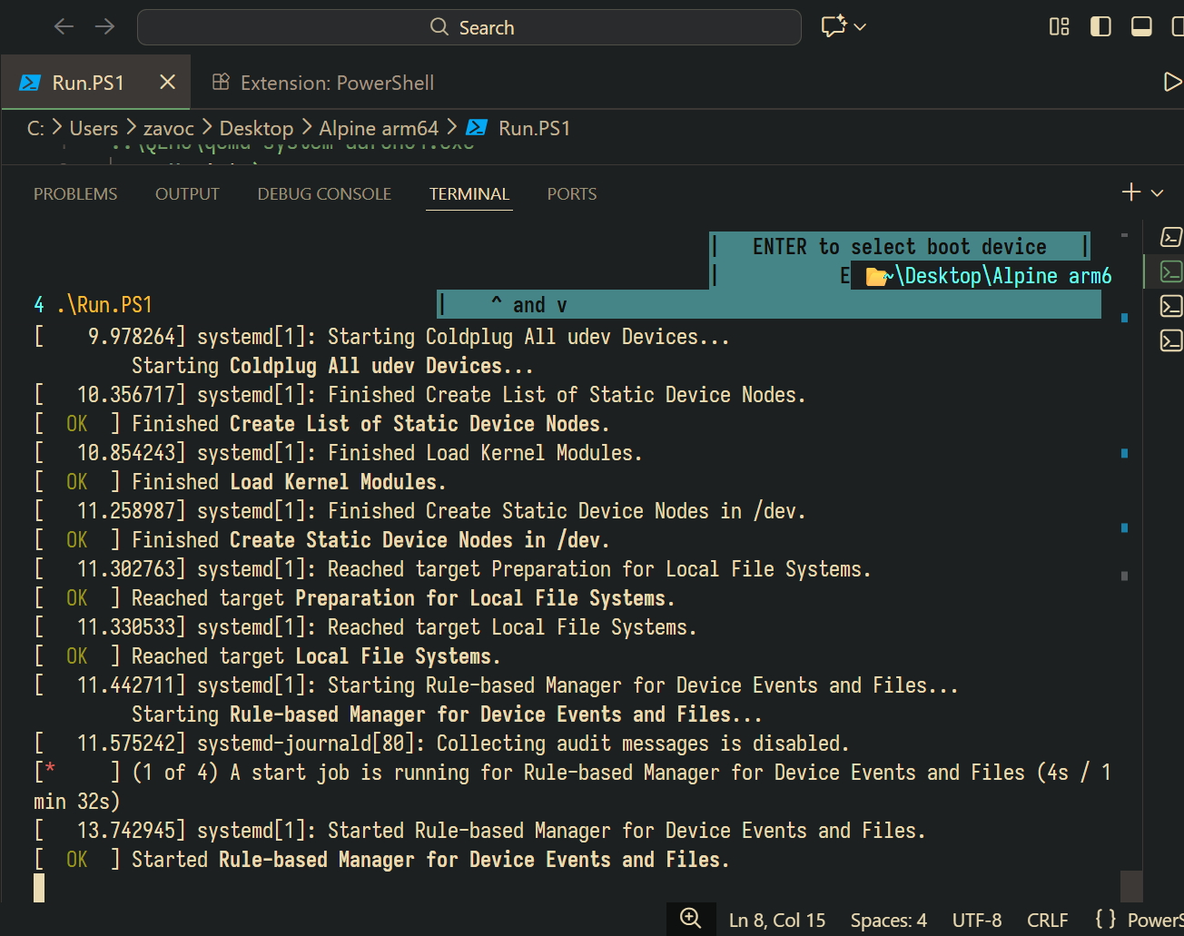 SystemD Boot Sequence